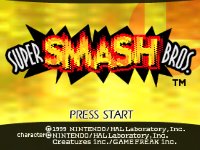 Super Smash Bros. title screen