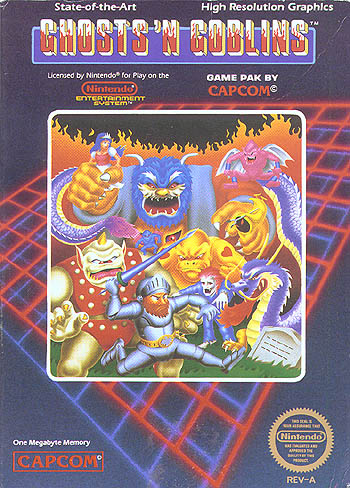 Ghosts 'N Goblins box cover