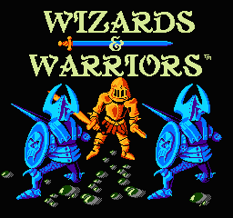 Wizards & Warriors title screen
