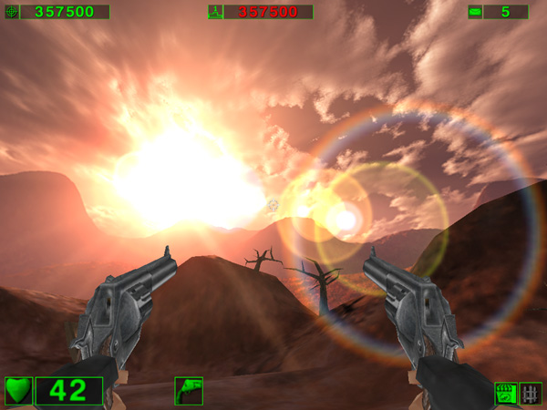 Serious Sam: The First Encounter sun ray ingame